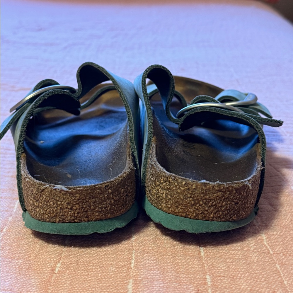 Birkenstock light green big Buckle Sandals - Picture 3 of 4